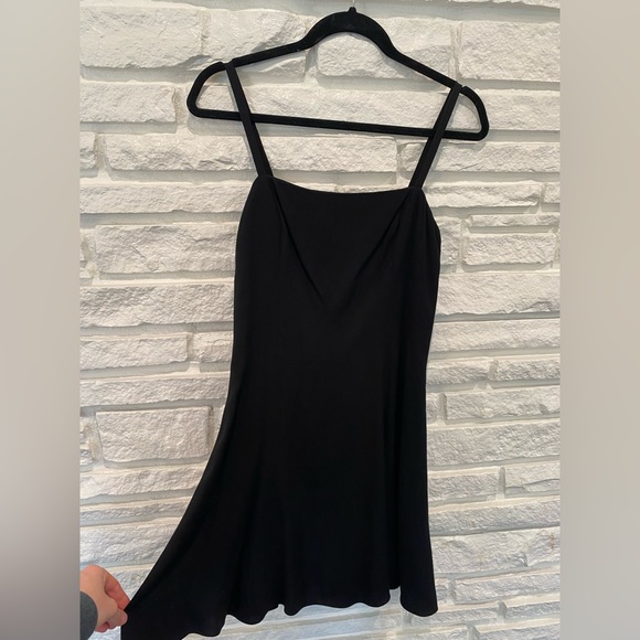 NWT Ralph Lauren Polo 10 Line Spaghetti Strap Black Dress Size 4 - Picture 2 of 5